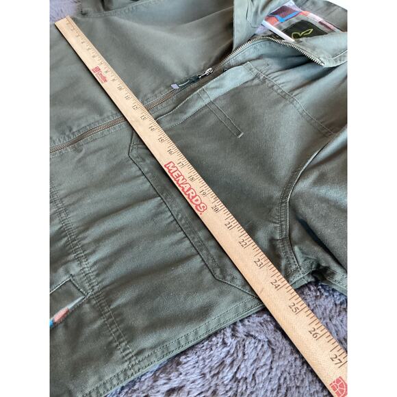 Prana Men's Full-Zip Rawkus Jacket Utility Workwear Outdoor Olive Green Size XL - Picture 12 of 13